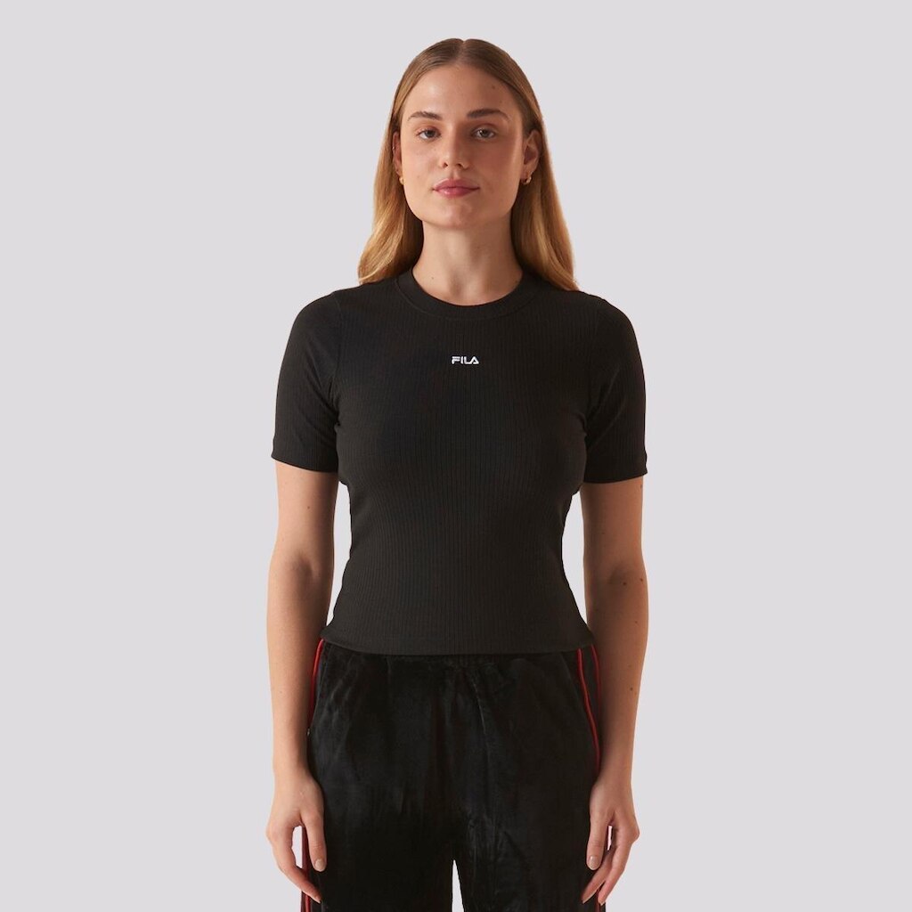Camiseta Fila Regular Essentials Canelada Feminina