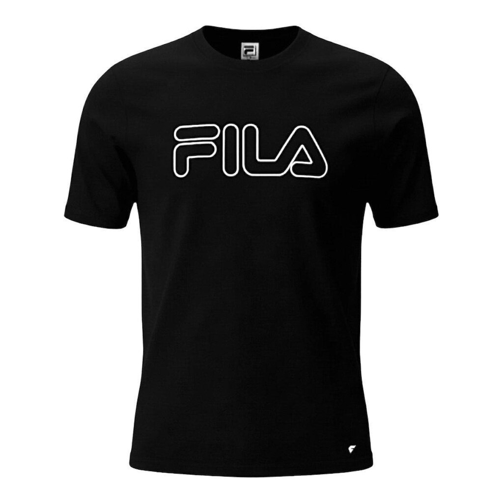 Camiseta Fila Regular Letter Outline Masculino