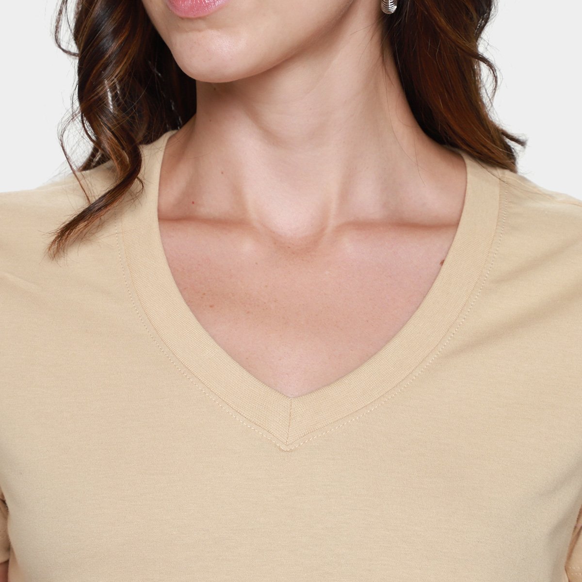 Camiseta Fila Regular V Basic Classic Feminina - 2