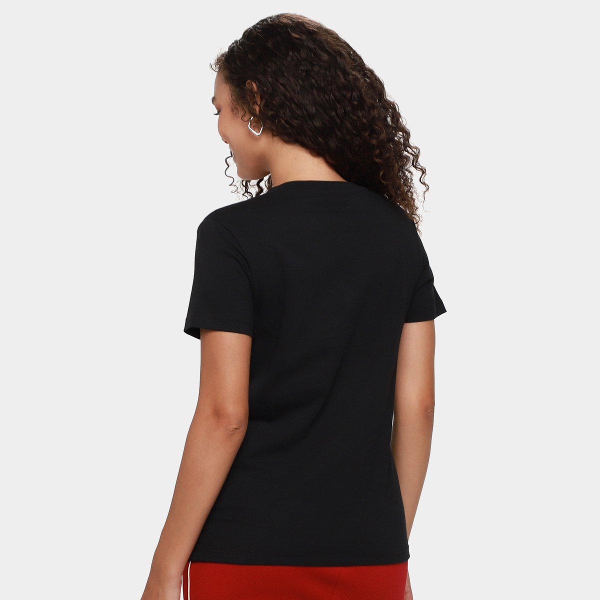 Camiseta Fila Regular V Basic Classic Feminina - 1