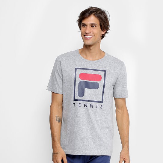 Camiseta Fila Soft Urban Masculina - Cinza