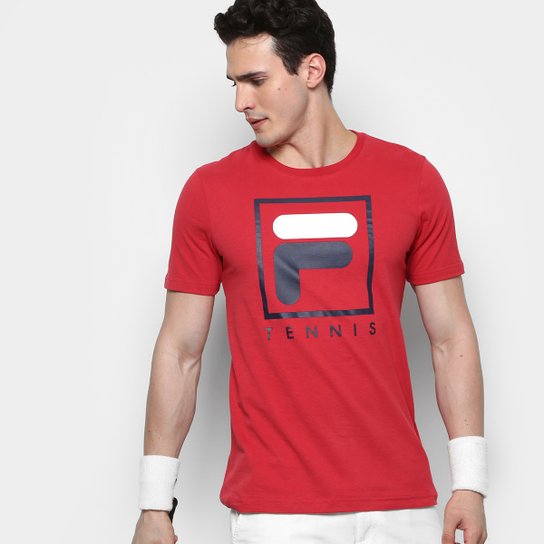 Camiseta Fila Soft Urban Masculina - Vermelho