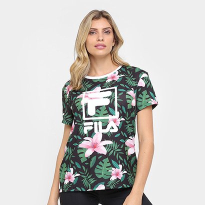 camiseta fila flower