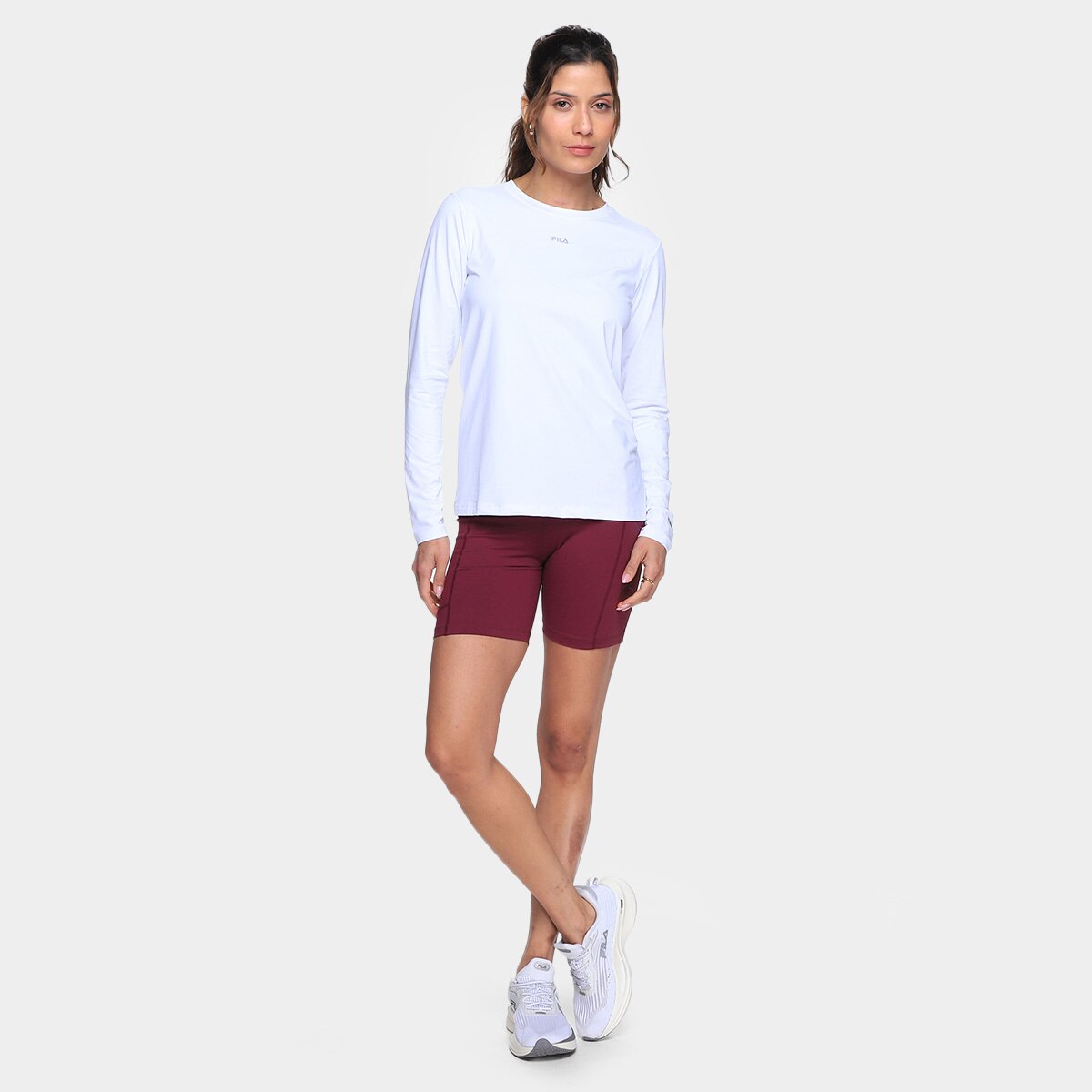 Camiseta Fila Sun Protect Breezy Manga Longa Feminina - 3