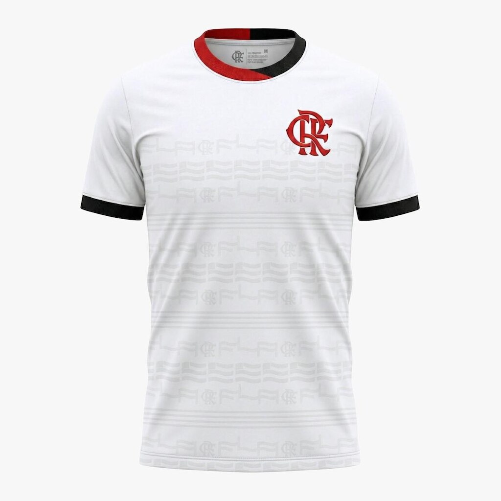 CAMISETA FLAMENGO AWAY MASCULINA 02-BRANCO 3G BETEL