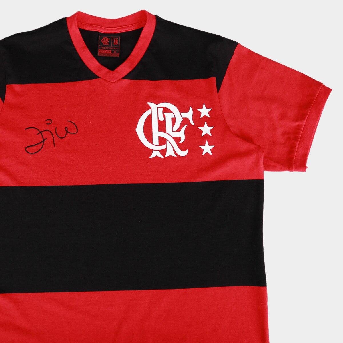 Camiseta Flamengo Libertadores 81 Zico Masculina - 6