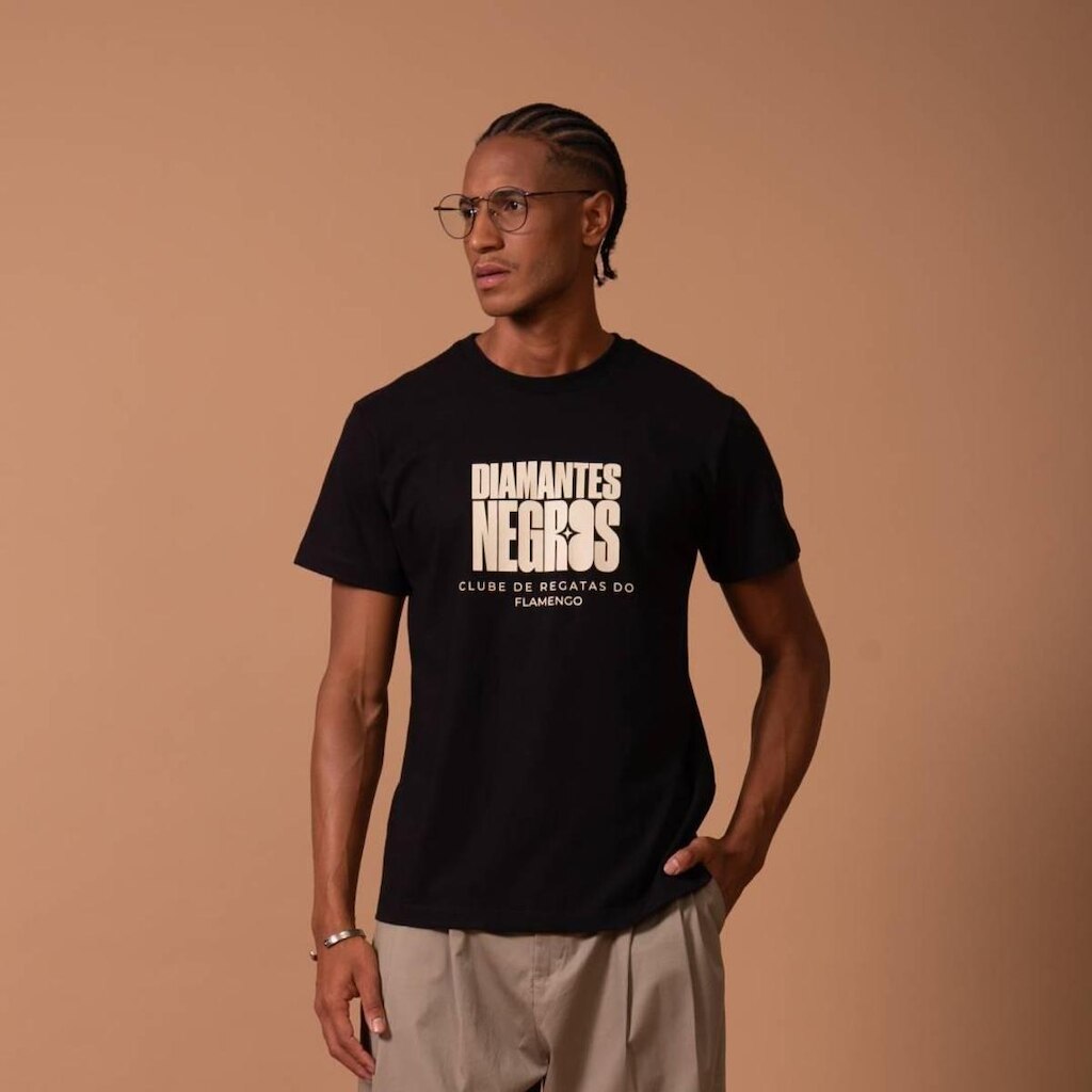 CAMISETA FLAMENGO QUERIDO MASCULINA PRETO/GG