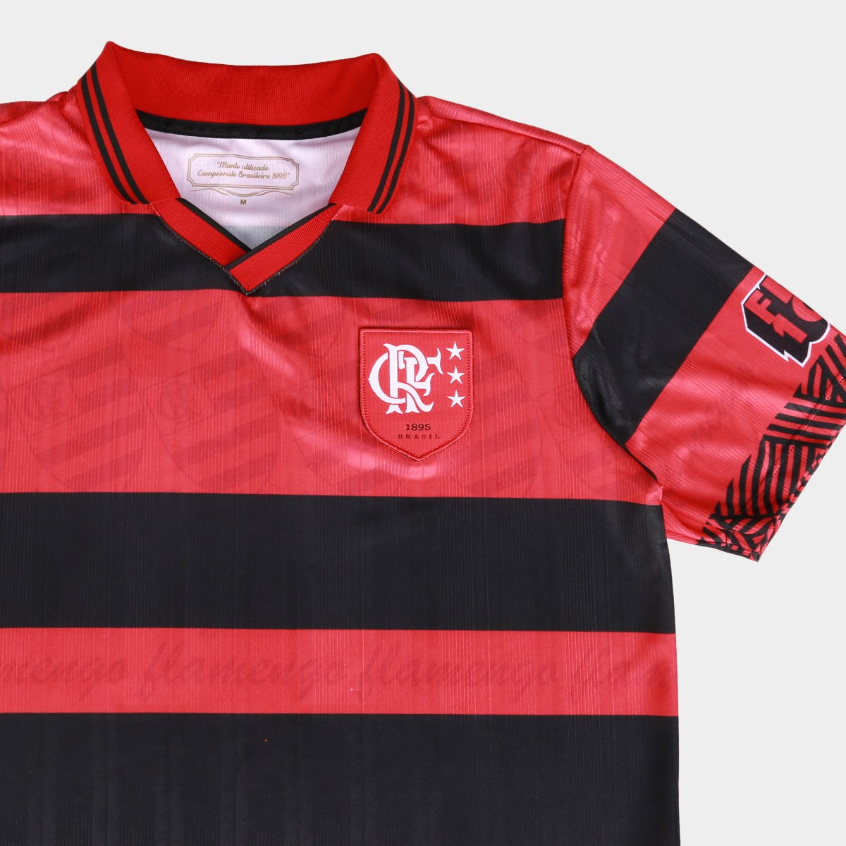 Camiseta Flamengo Retrô 1996 I Masculina - 4