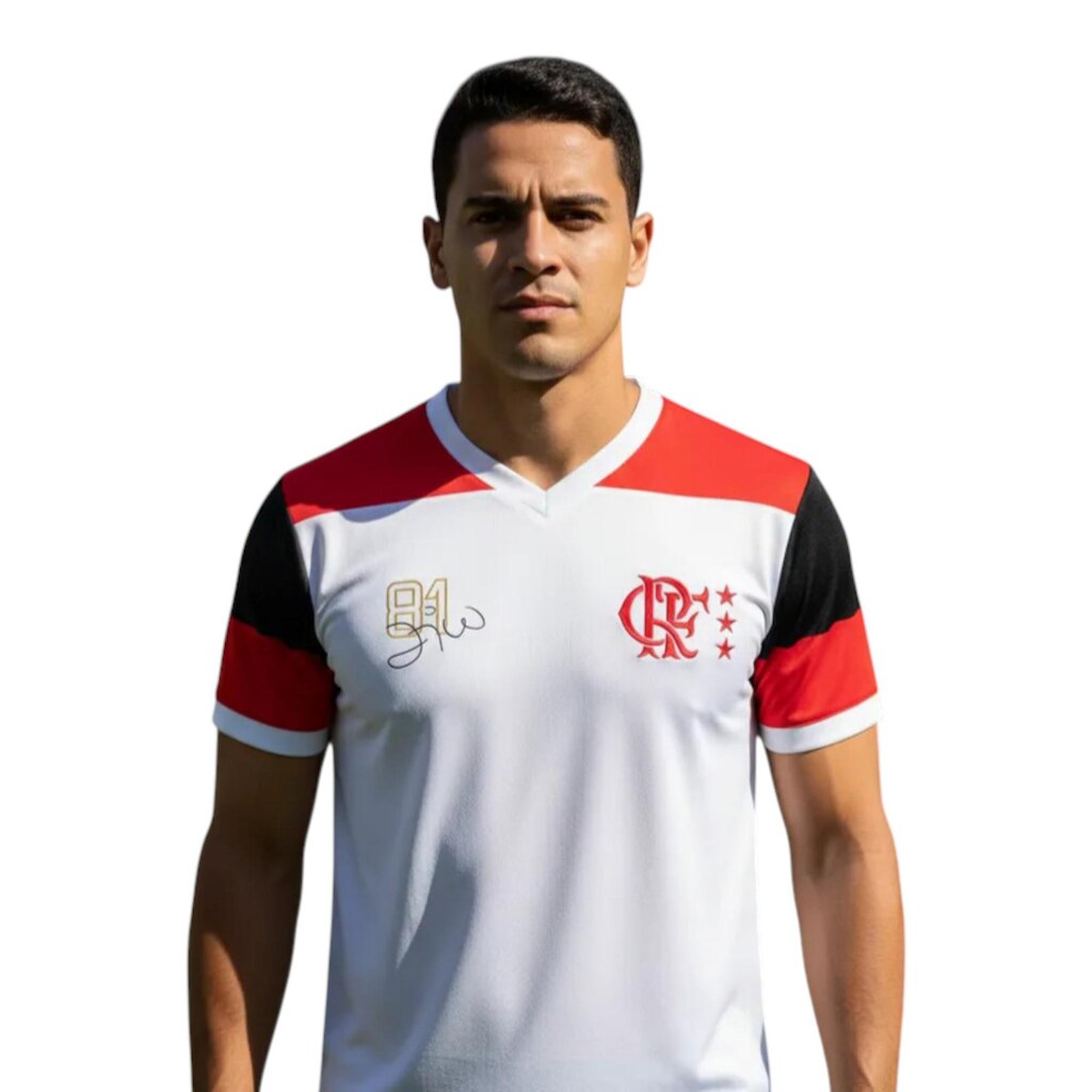 Camiseta Flamengo Zico Premium Masculina
