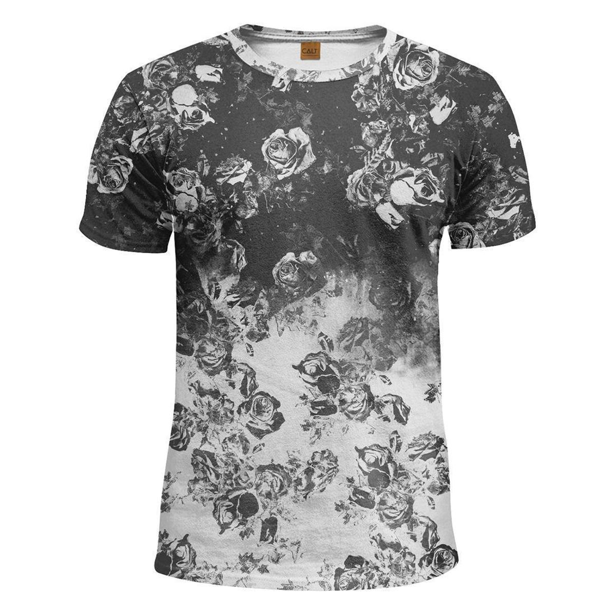 camiseta floral