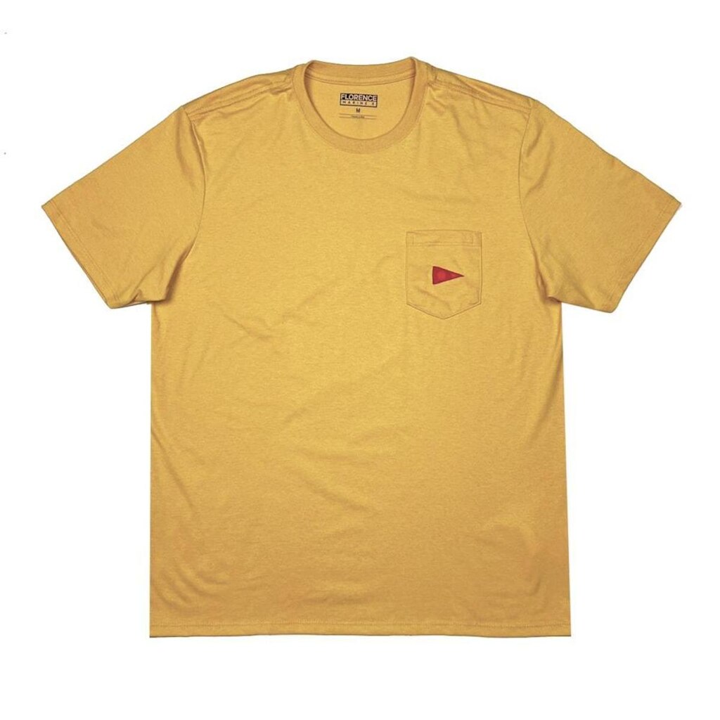 Camiseta Florence Burgee Bolso Mostarda