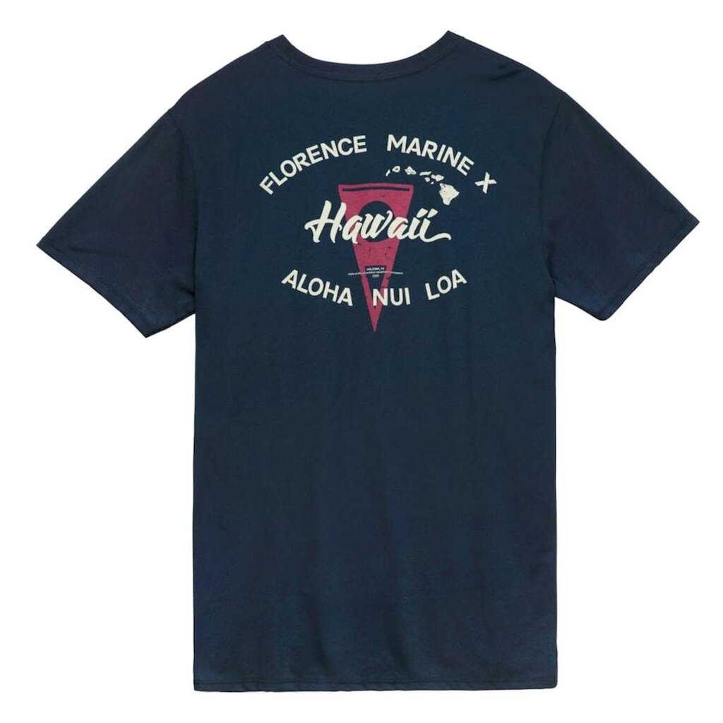 Camiseta Florence Marine Island Script Azul Marin