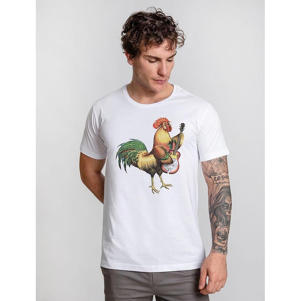 Camiseta Folk Rooster
