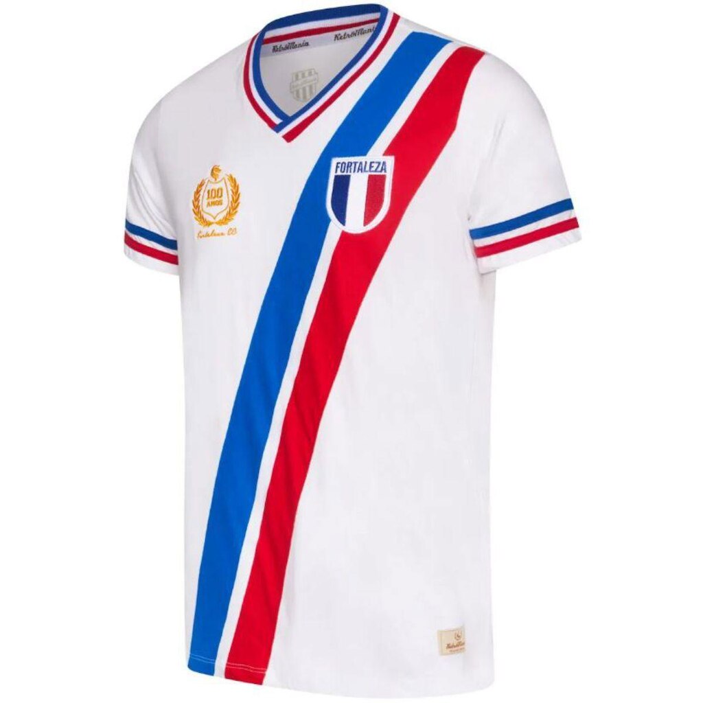 Camiseta Fortaleza Centenário 1946 Branco Oficial Licenciada