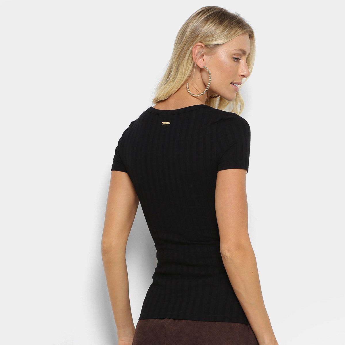 camiseta basica canelada