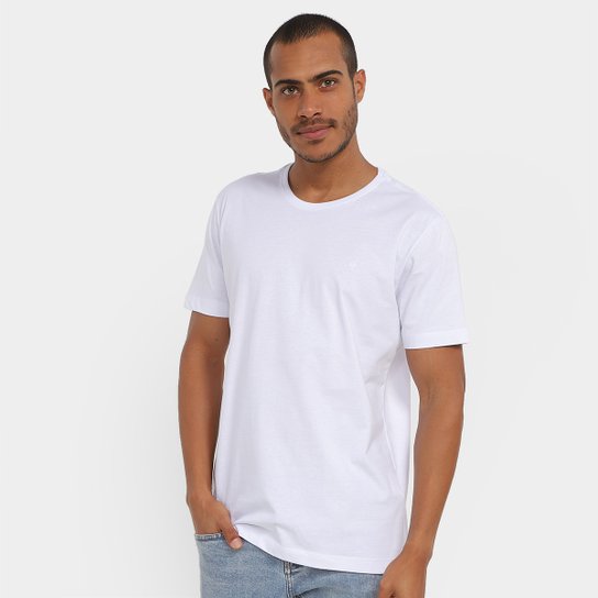 Camiseta Forum Básica Masculina - Branco Menor preço em Camiseta Forum Básica Masculina - Branco