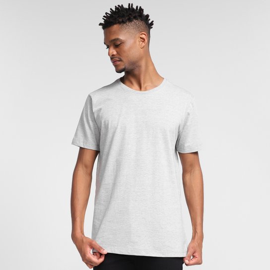 Camiseta Forum Lisa Masculina - Mescla Menor preço em Camiseta Forum Lisa Masculina - Mescla