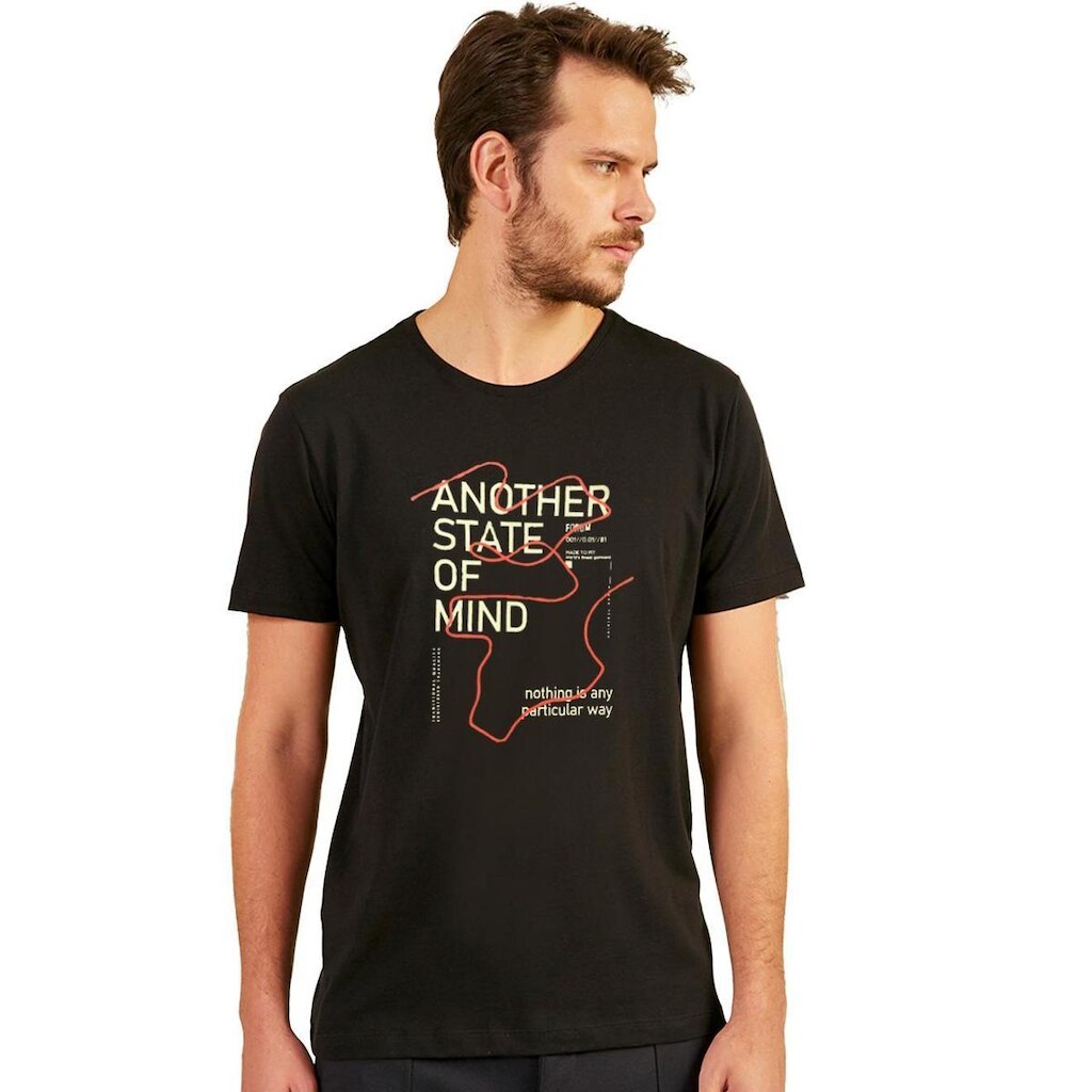 Camiseta Forum Masculina Another State Preta