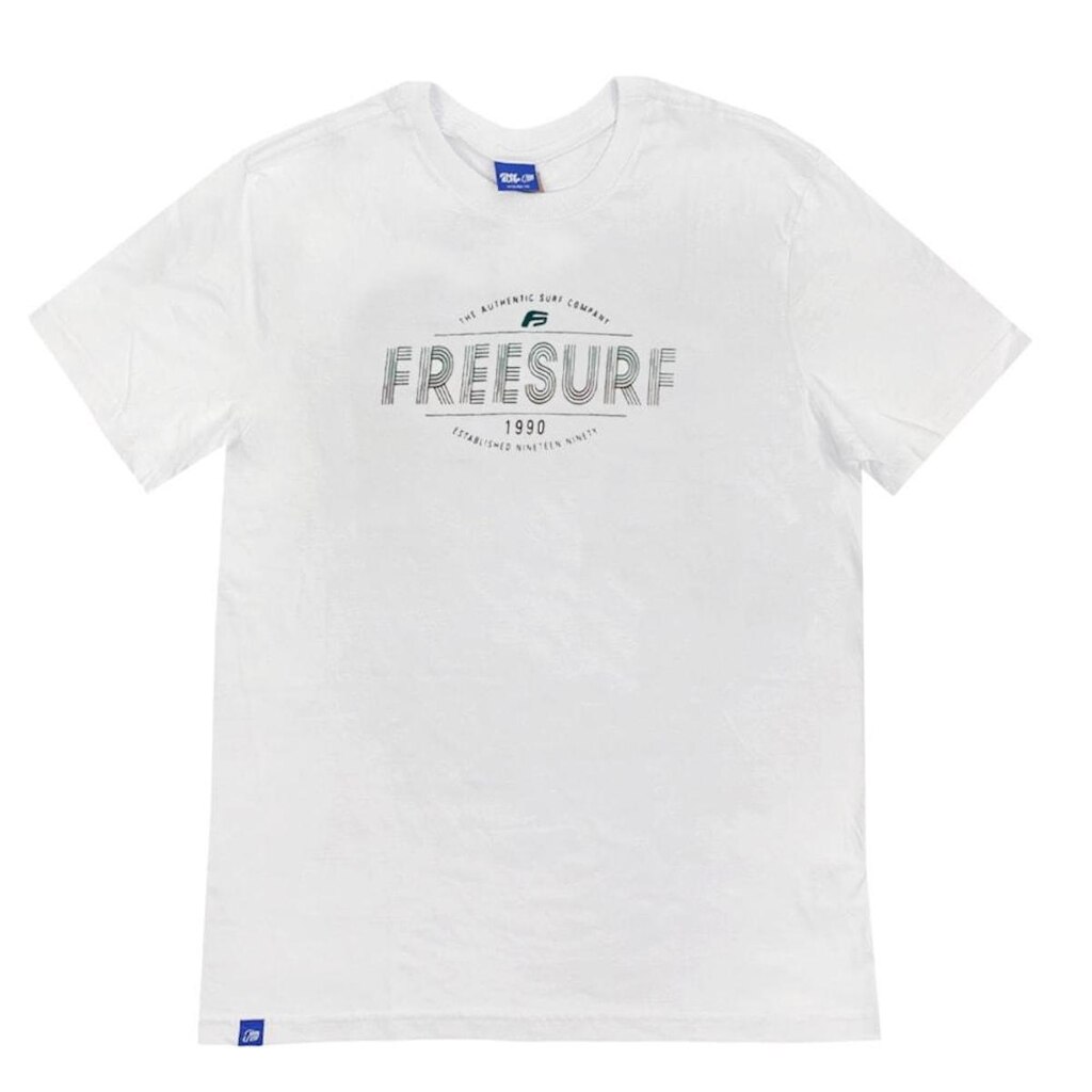 Camiseta Freesurf Degrad Branca