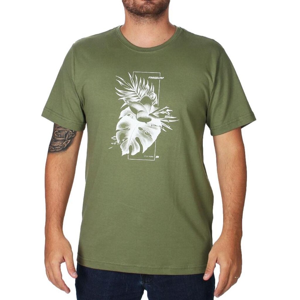 Camiseta Freesurf Folhagem Freesurf