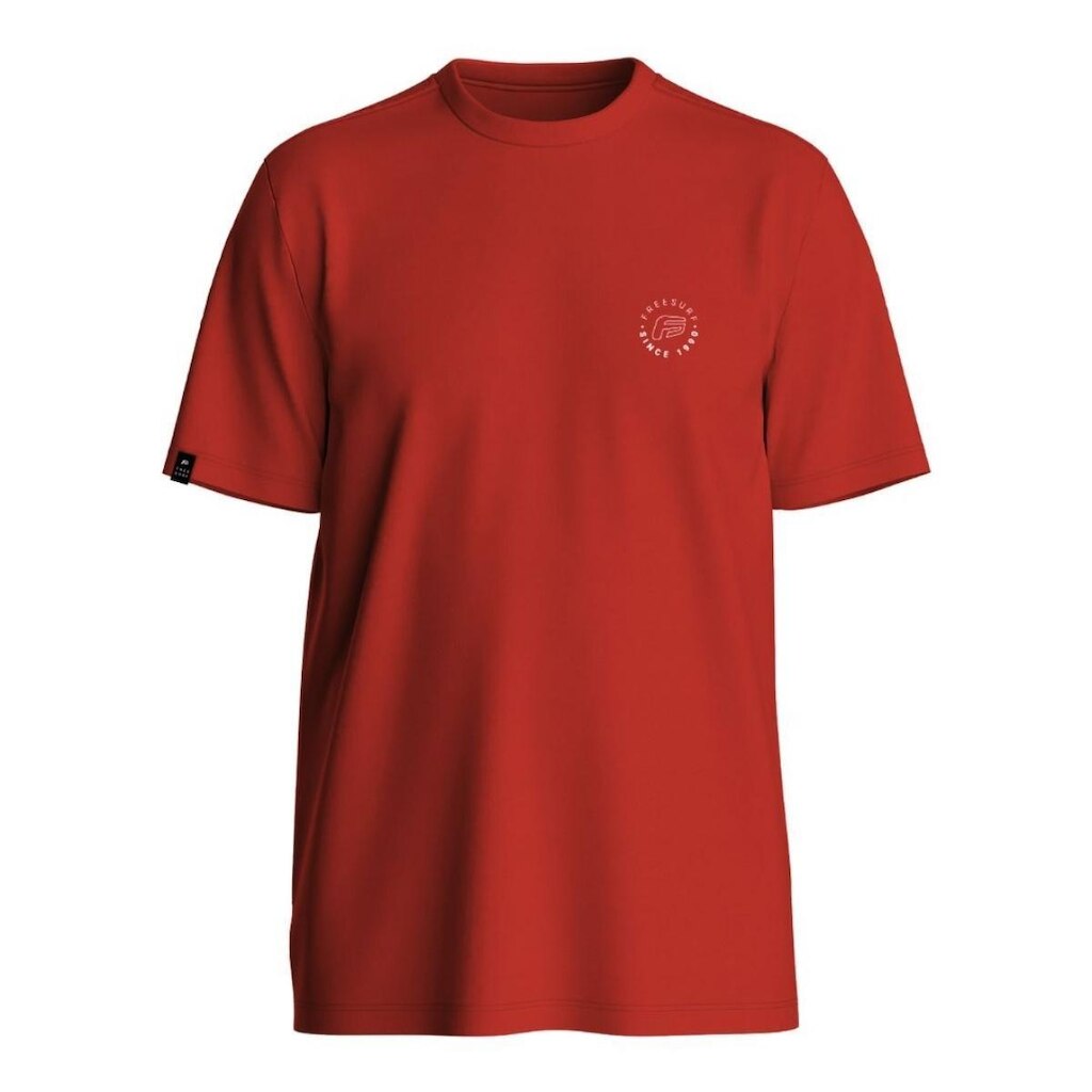 Camiseta Freesurf Juvenil Circle Vermelha