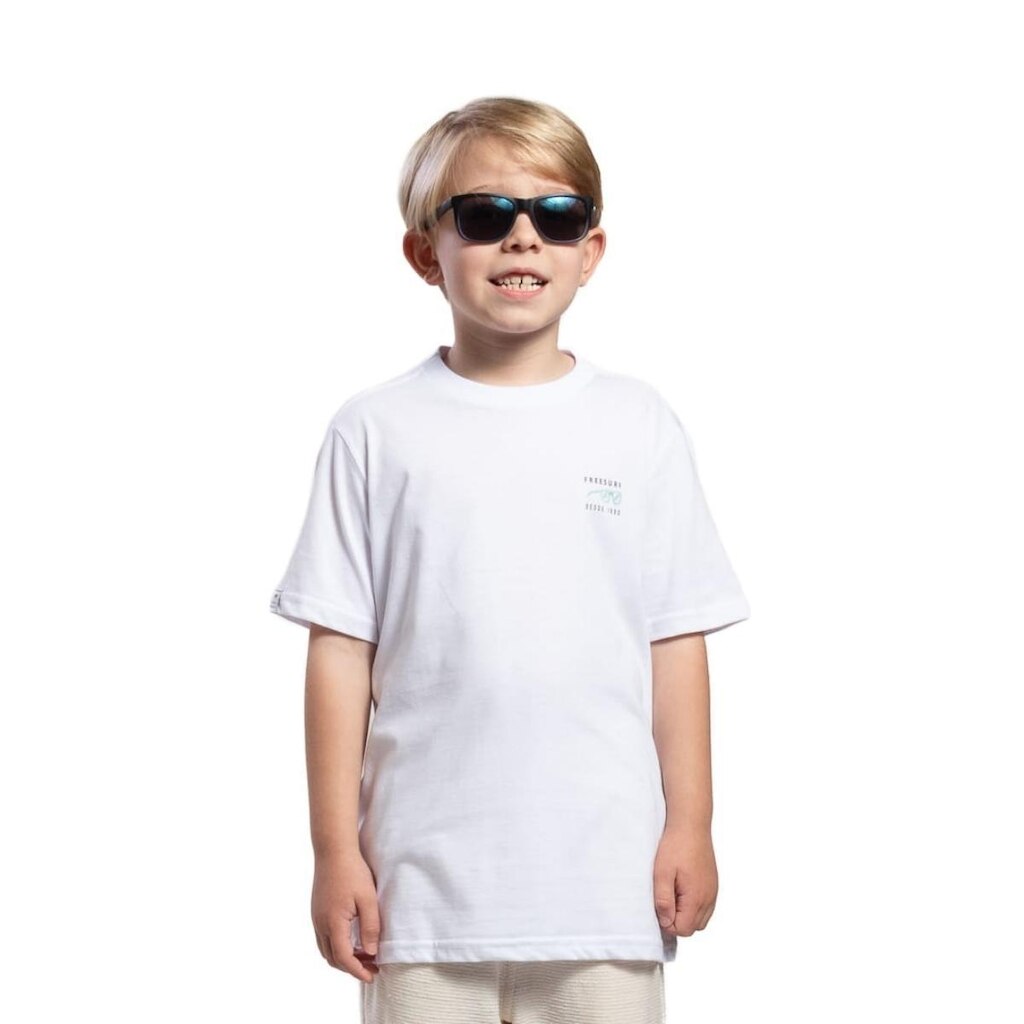Camiseta Freesurf Juvenil Wave Branca