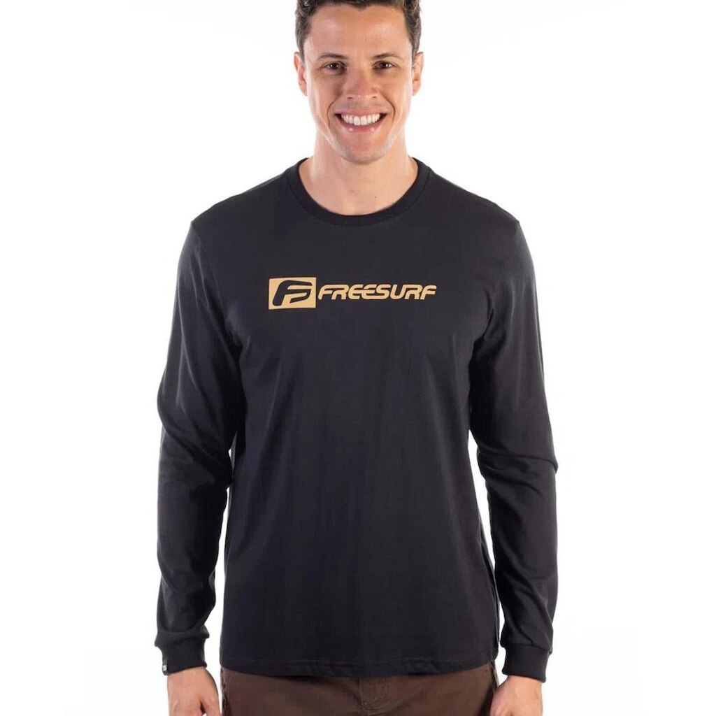 Camiseta Freesurf Manga Longa Big Size