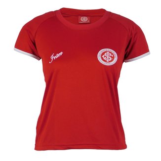 Camiseta Futebol Feminina Baby Look Internacional Torcedor