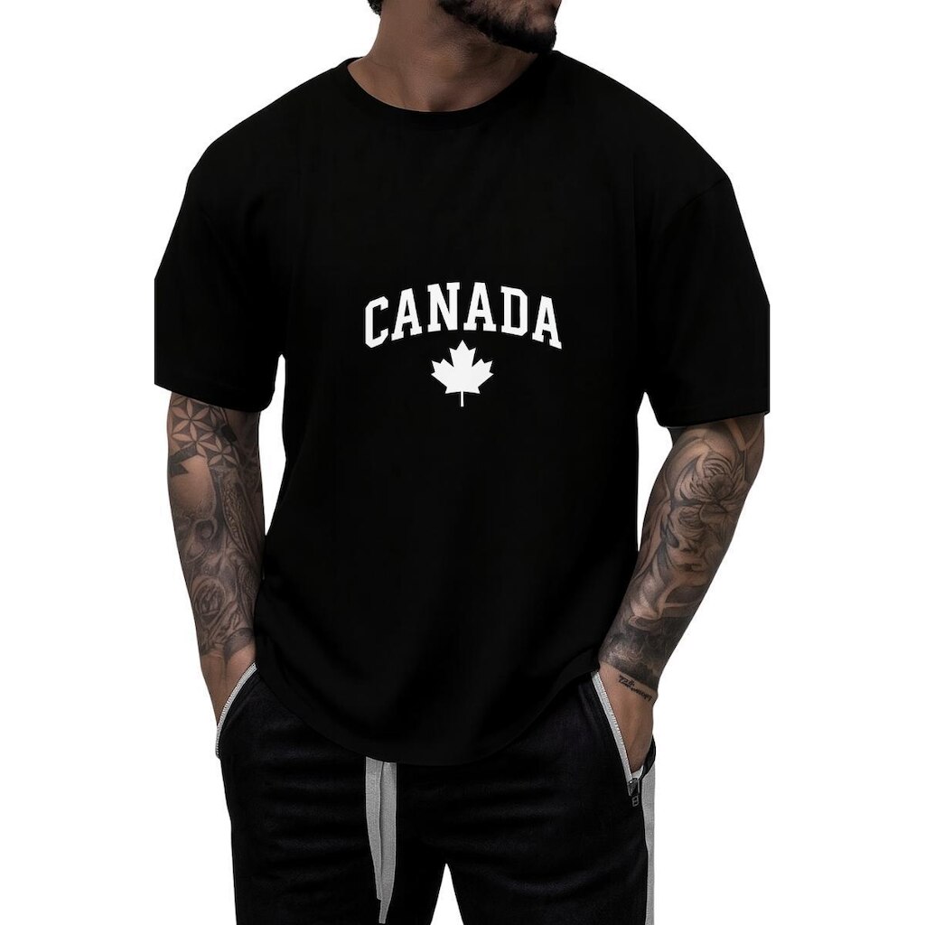 Camiseta Gmm 100% Algodão Premium Canada Masculina