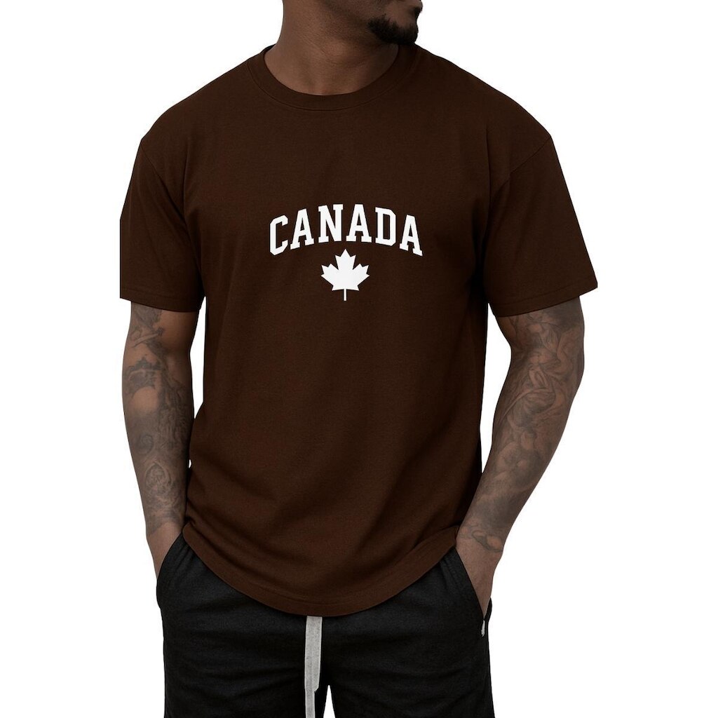 Camiseta Gmm 100% Algodão Premium Canada Masculina