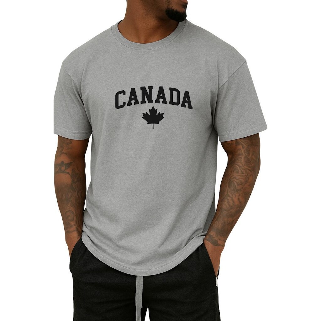 Camiseta Gmm Algodão Premium Canada Masculina