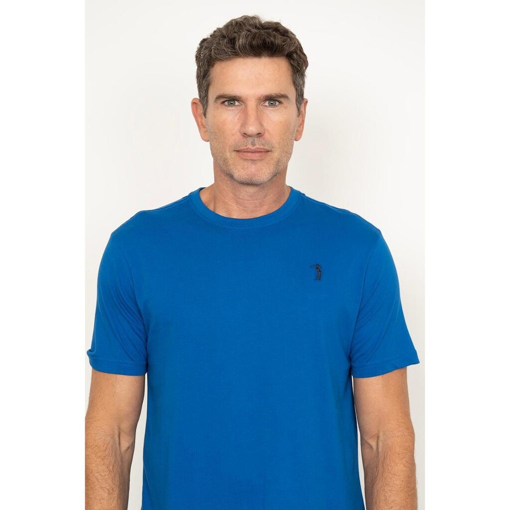 Camiseta Gola Careca Basica Mc PRINCESS BLUE