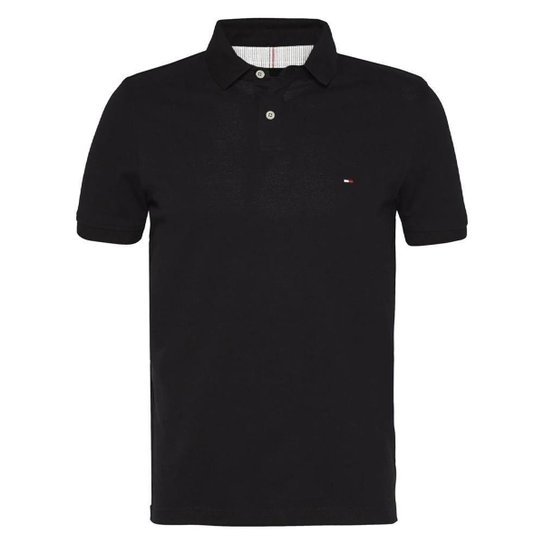Camiseta Gola Polo Tommy Hilfiger Im 1985 Regular Caqui - Preto Menor preço em Camiseta Gola Polo Tommy Hilfiger Im 1985 Regular Caqui - Preto