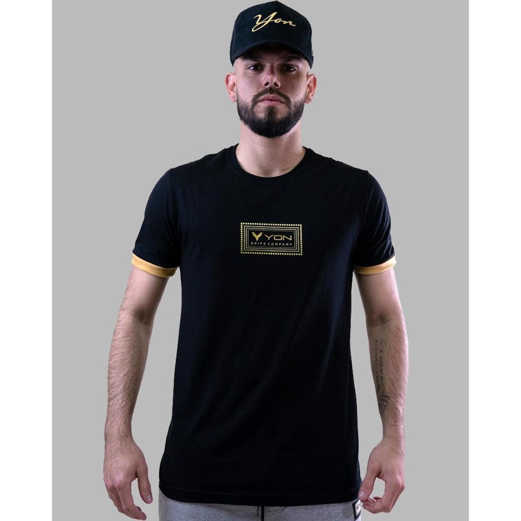Camiseta Gold Preta Yon