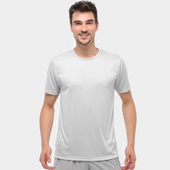 Camiseta Gonew Dry Touch Básica Workout Masculina - Cinza Menor preço em Camiseta Gonew Dry Touch Básica Workout Masculina - Cinza