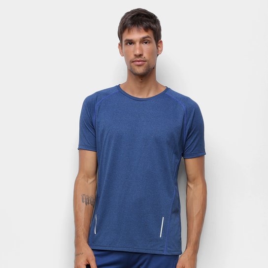 Camiseta Gonew Melange Sport Masculina - Azul Menor preço em Camiseta Gonew Melange Sport Masculina - Azul