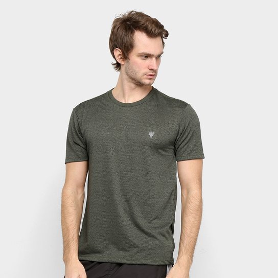 Camiseta Gonew Melange Workout Masculina - Verde claro