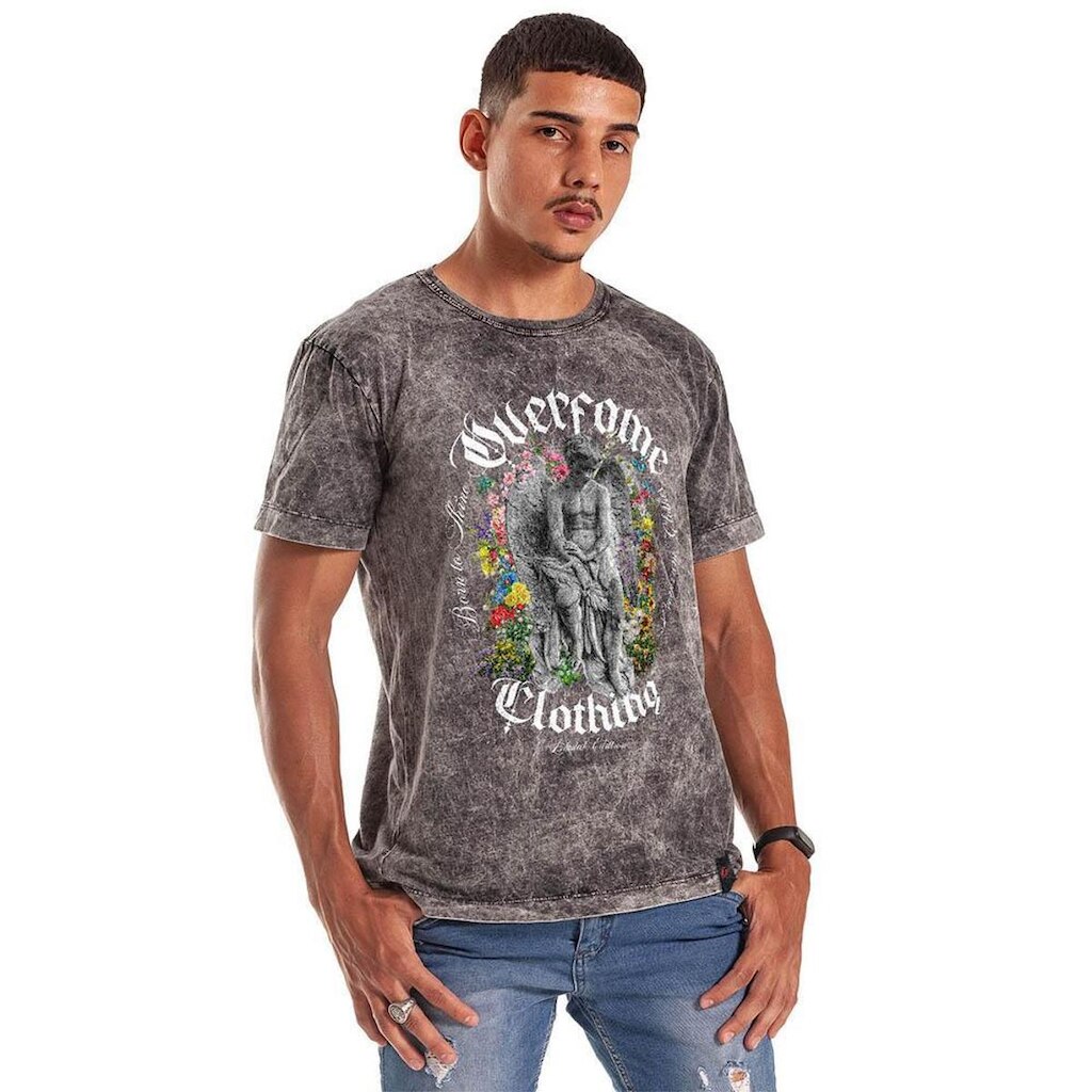 Camiseta Grafics Oversized Marmorizado Angel's Garden