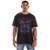 Camiseta Grafics Oversized Preto Trashed Edition - Preto