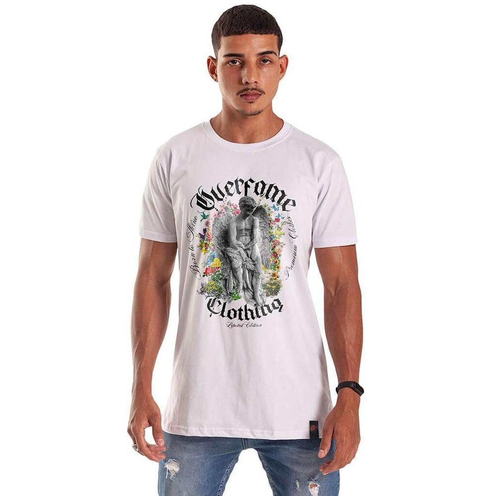 Camiseta Grafics Slim Branco Angel's Garden