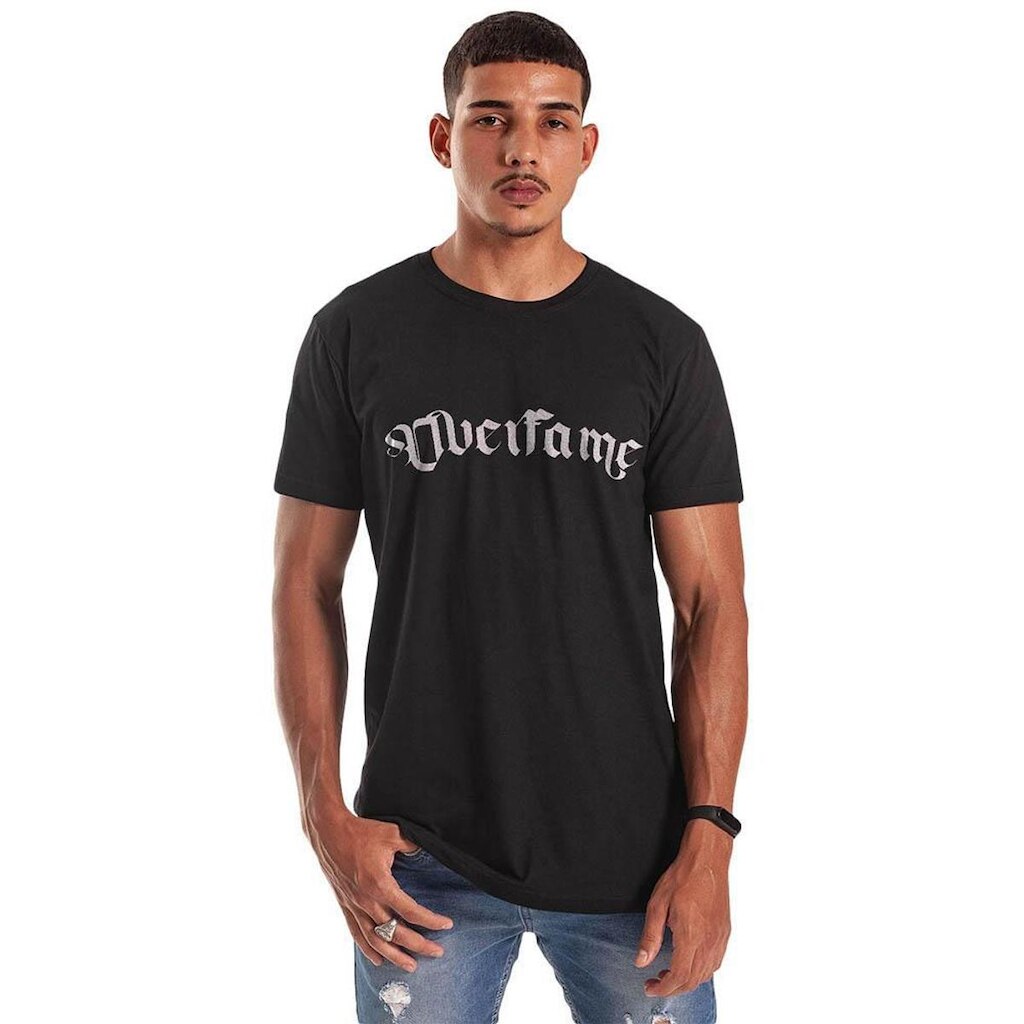 Camiseta Grafics Slim Preto Gothic Lettering