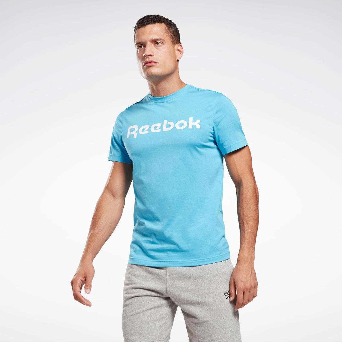 camiseta reebok azul