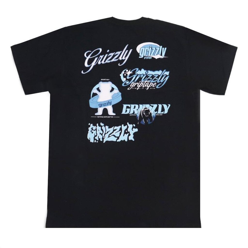 Camiseta Grizzly Back Script Logo ll - Preto