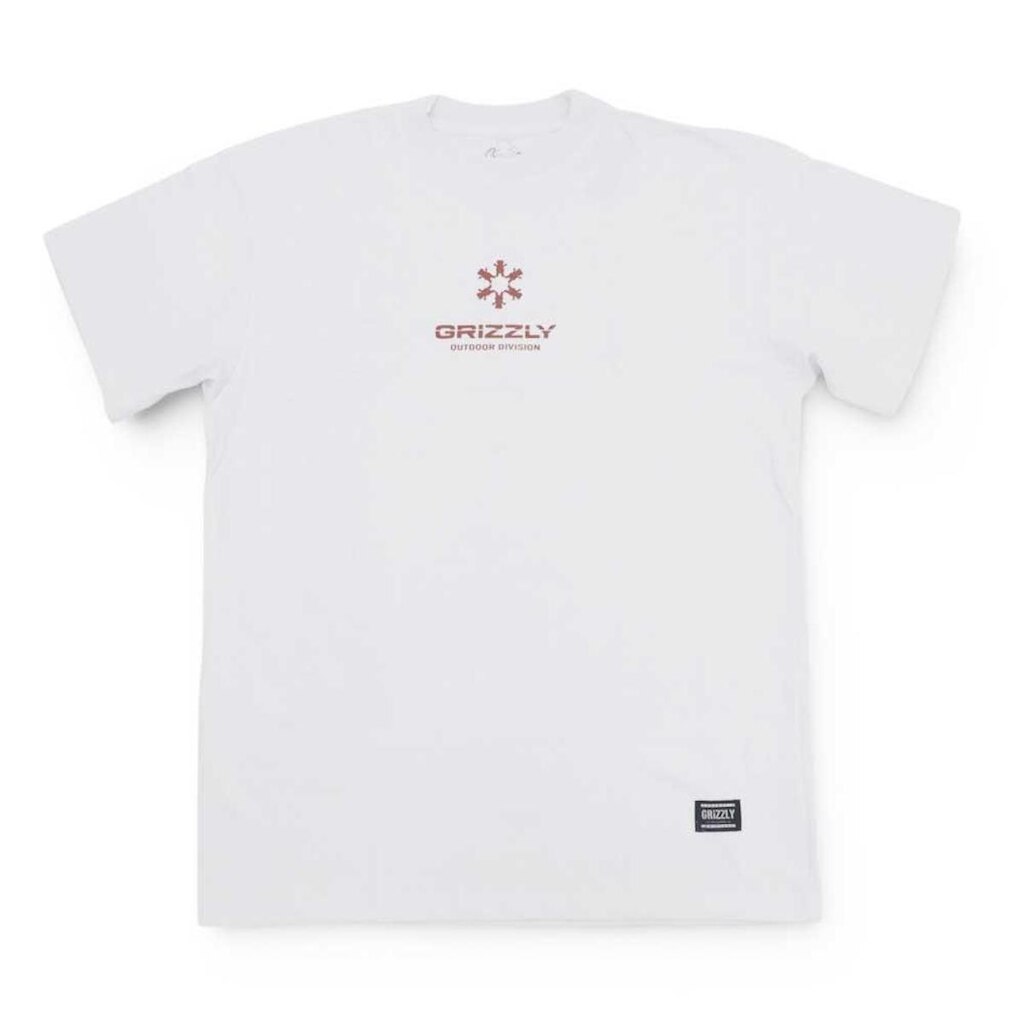 Camiseta Grizzly Bulletin Board - Branco