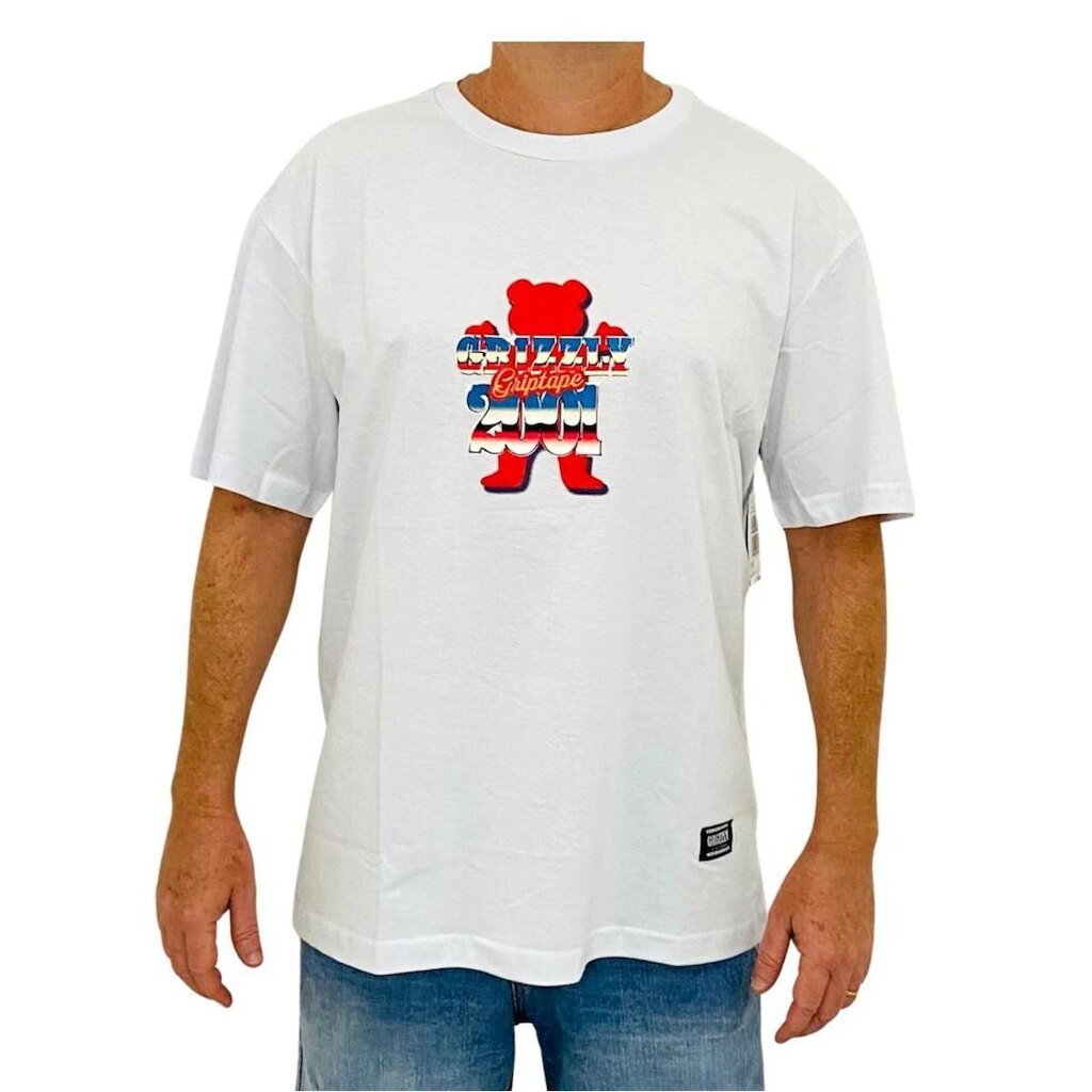 Camiseta Grizzly Cool As Ice S/S Masculina