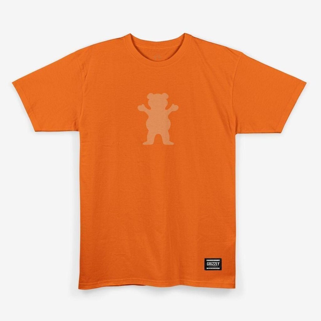 Camiseta Grizzly I24GRC03 Bear - Orange