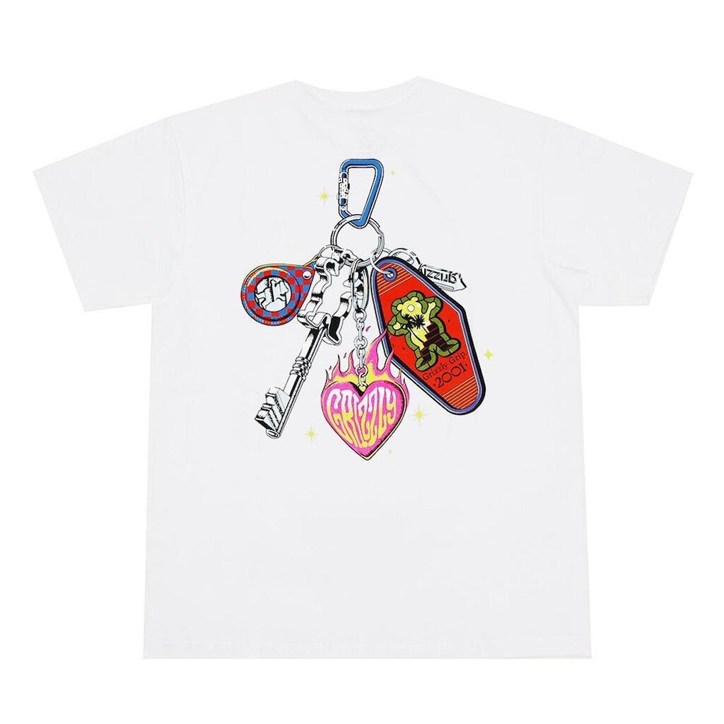 Camiseta Grizzly Keys Open Doors - Branco