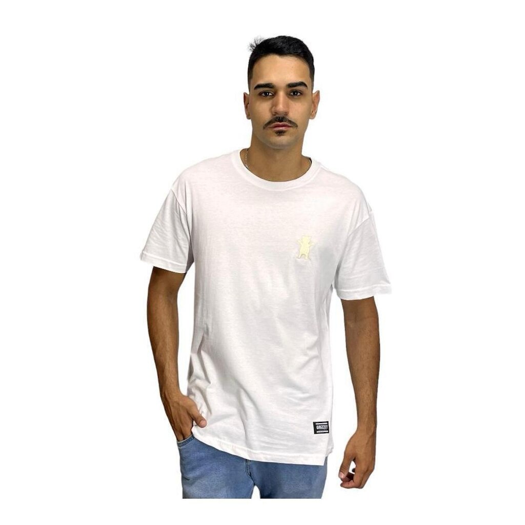 Camiseta Grizzly Og Bear Tee  Branca