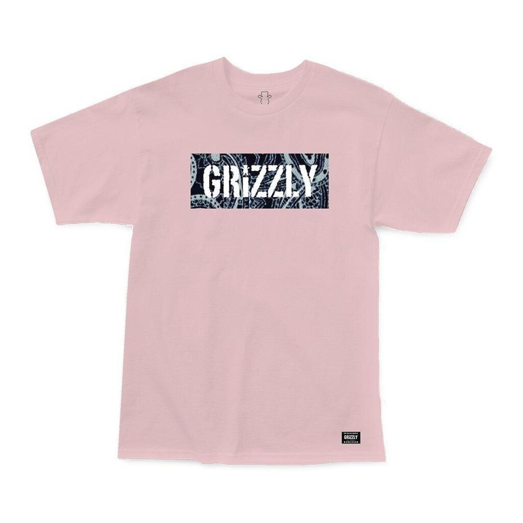 CAMISETA GRIZZLY PAISLEY STAMP LOGO