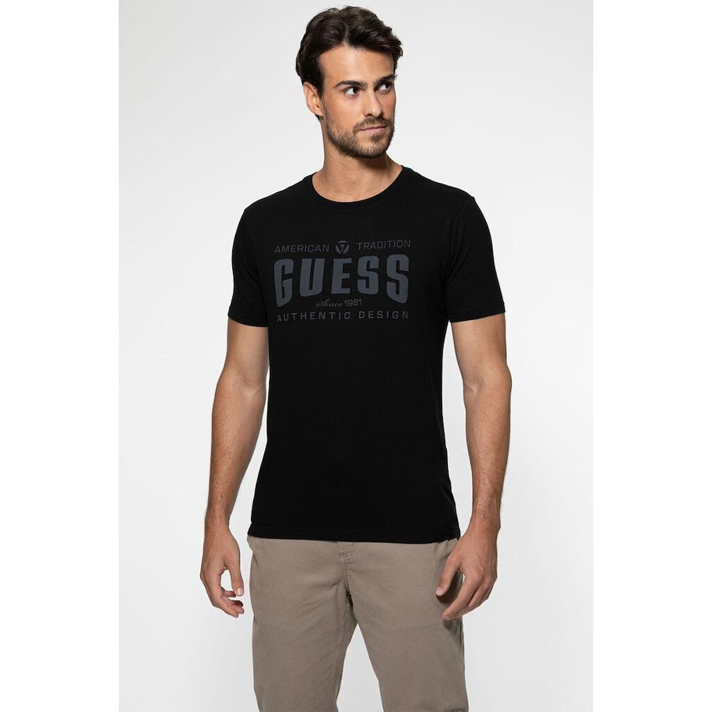 Camiseta Guess American Tradition Preto